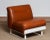 Club Chair in Tan Cognac Leather with White Shell Orbis by Luici Colani for COR Germany, 1970s For Sale - Image 6 of 13