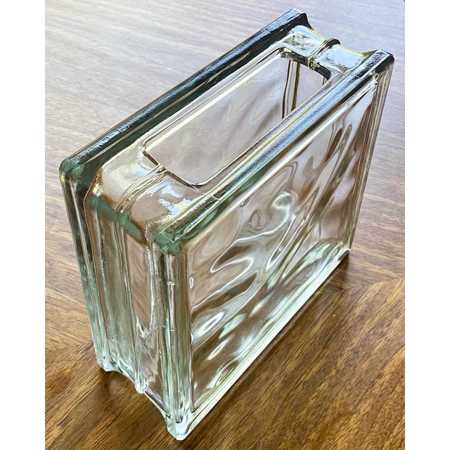 Bauhaus Glass Block Vase (West Germany) Chairish