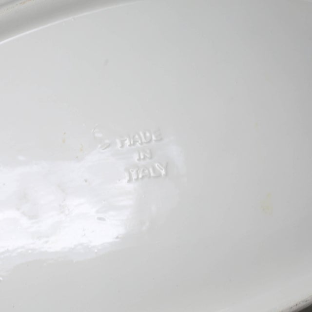 1970s Vintage Italian Ceramic Fish Platter For Sale - Image 5 of 6