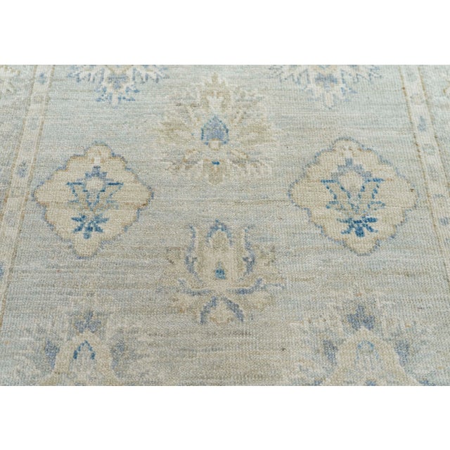 Oushak Square Rug 3'2"x 3'1" For Sale - Image 4 of 4