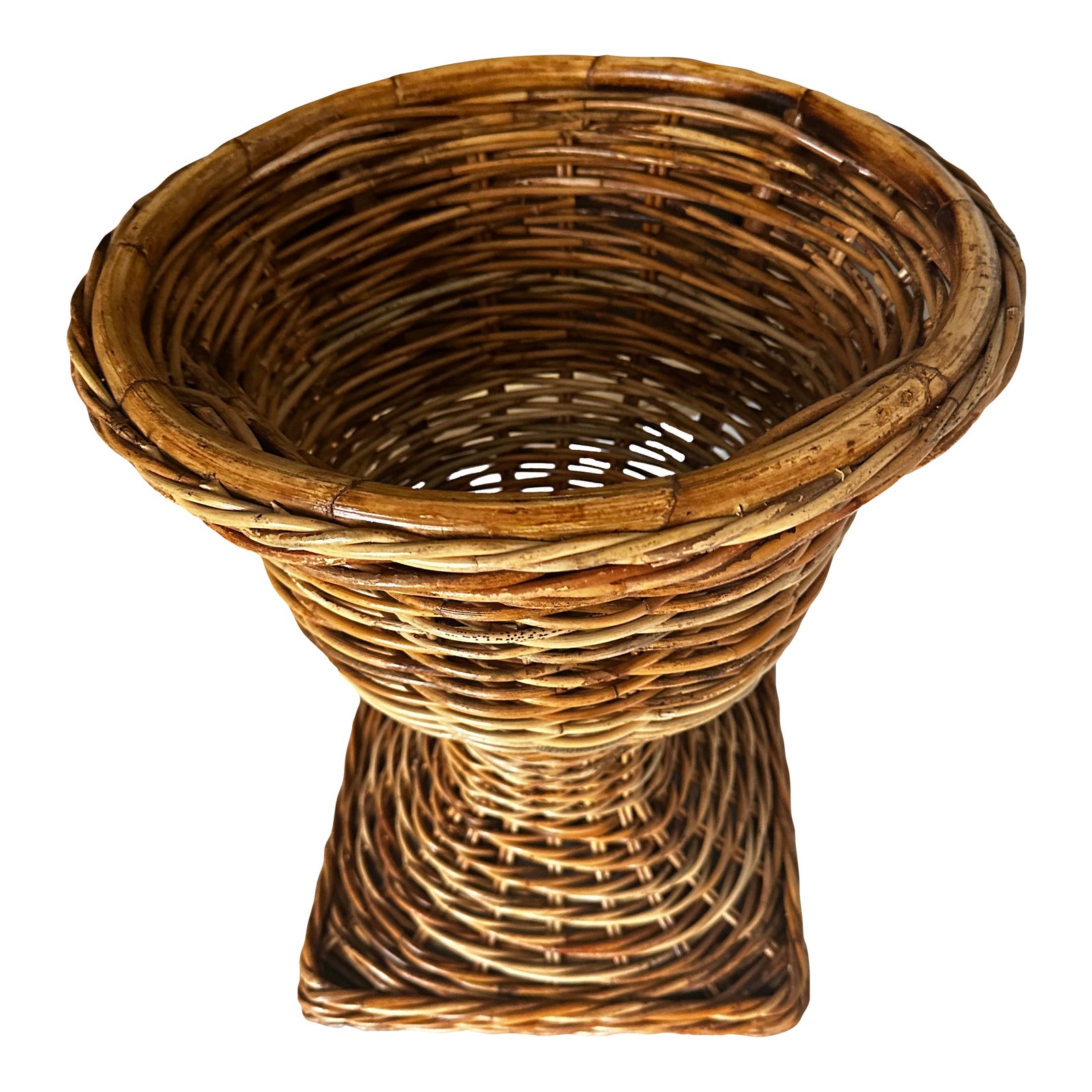 Mainly Baskets French Country Wicker Urn Chairish
