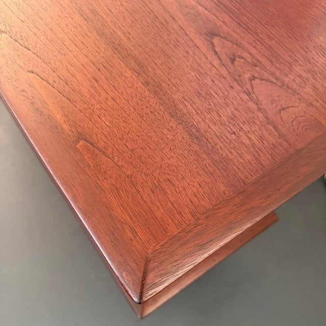 1960s Scandinavian Modern Teak Sideboard Credenza With Pull-Out Tray For Sale - Image 13 of 13