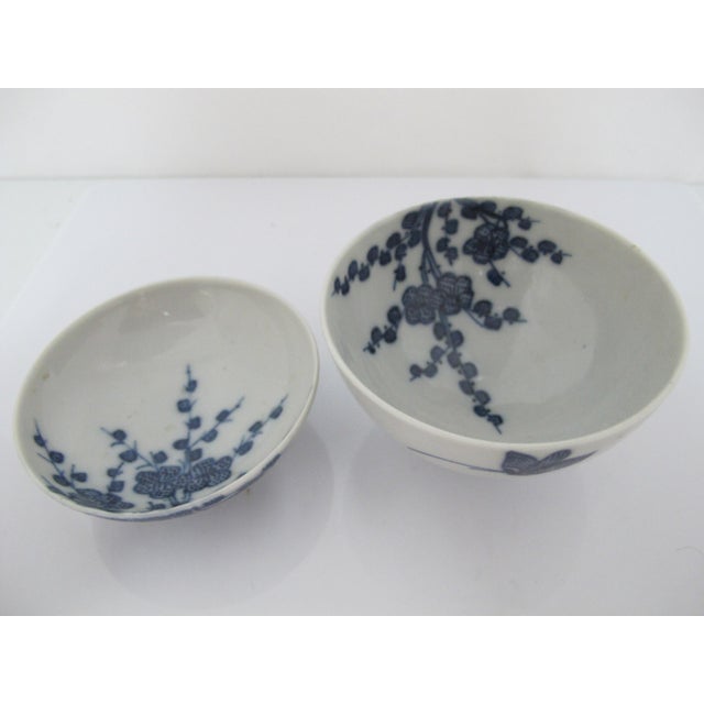 Early 20th Century Japanese Sometsuke Blue Porcelain Soup or Rice Bowl With Lid For Sale - Image 5 of 11