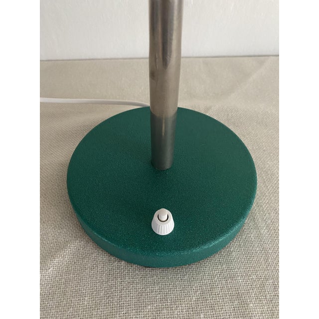Mid-Century Modern Adjustable Gooseneck Desk Lamp in Emerald Green, 1960s For Sale - Image 13 of 18