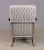 Rare mid-century streamlined armchair made by Goodyear, as labeled on bottom. In a limited capacity, Goodyear Tire made...