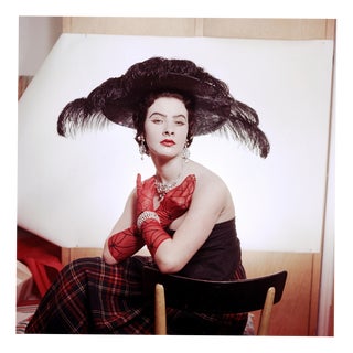 Klaus Redenbacher, Lady's Hat, 1954 / 2020s, Photograph For Sale