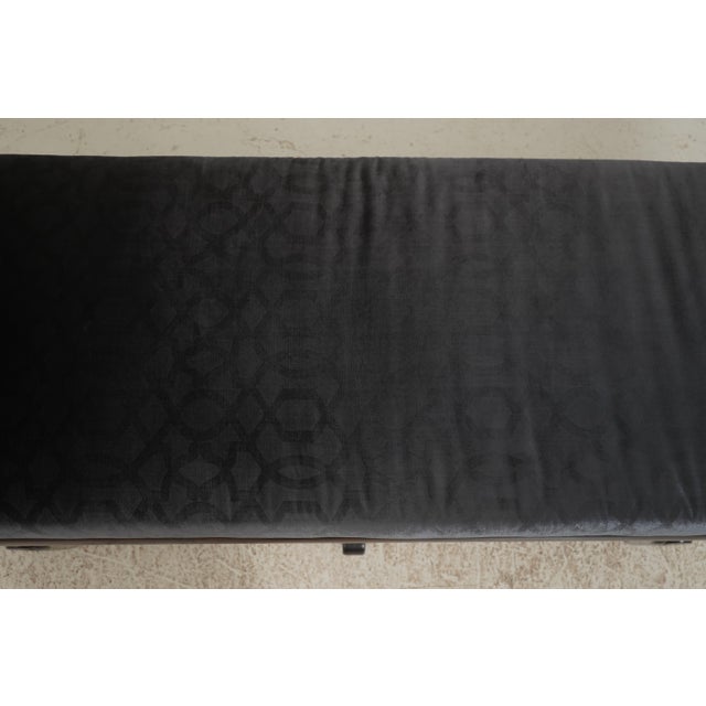 1990s Henredon Mahogany Regency Chase Fainting Couch or Recamier For Sale - Image 5 of 18