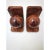Early 21st Century Art Deco Bookends in Polished Burl Wood - A Pair For Sale - Image 5 of 7