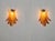 Glass Vintage Murano Amber Felci Glass Wall Sconces, 1990s, Set of 2 For Sale - Image 7 of 18