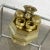 Indian Vintage Objet d'Art East Java Indonesian Brass Tepak Sireh Betel Nut Set 7 Pieces For Sale - Image 3 of 13
