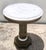 Vintage Mid Century Italian Round Marble Side/End Accent Table For Sale - Image 4 of 12