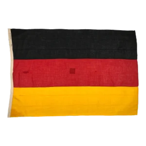 Large Vintage Wool Sewn Flag of Germany