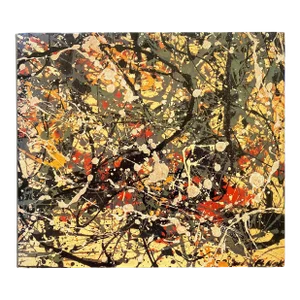 Jackson Pollock Vintage 1989 1st Edtn Abstract Expressionist Lithograph Print Landmark Volume Large Hardcover Art Book