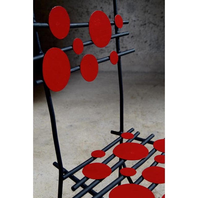 Contagious Chair in Steel by Frederic Gaillard For Sale - Image 6 of 7