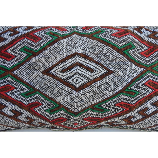 Moroccan Motif Berber Pillow For Sale - Image 4 of 8