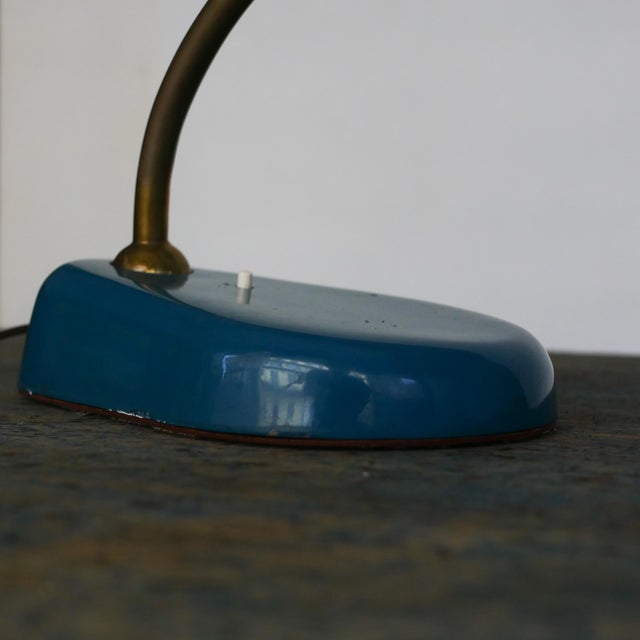 Italian Brass Table Lamp, 1950s For Sale - Image 9 of 10
