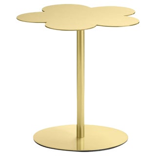 Small Brass Flowers Side Table by Stefano Giovannoni For Sale
