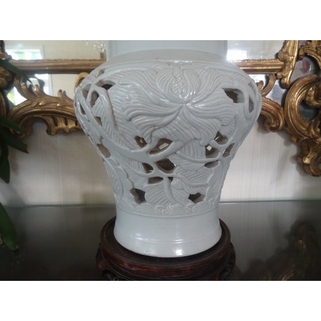 Chinese Antique Chinese Blanc De Chine Vase For Sale - Image 3 of 9