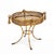 1960s Large Scale Italian Hollywood Regency Gilt Metal Tole & Tassel Planter Plant Stand For Sale - Image 4 of 8