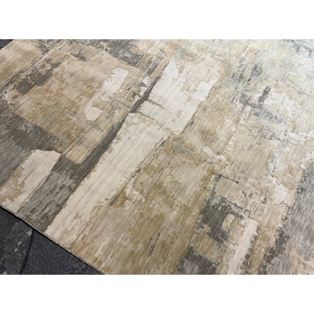 Exquisite Rugs 10ft X 14ft Exquisite Rugs Infitiny Collection 7130, Silver/Beige For Sale - Image 4 of 12