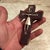 Mexican Modernist Sterling Silver Mahogany Wood Crucifix Gabriel Chavez De La Mora For Sale In San Diego - Image 6 of 8