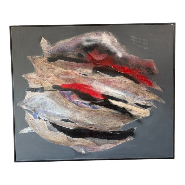 Italian Modern Oil on Canvas by Fausta Dossi For Sale