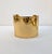 1980s Vintage 1980s Signed Monet Wide Goldtone Cuff Bracelet For Sale - Image 5 of 14
