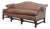 Hickory Chair Co Camelback Leather Sofa For Sale