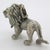 1960s Vintage Italian Handmade Genuine Silver Lion Detailed Figurine / Sculpture / Pendant For Sale - Image 5 of 10