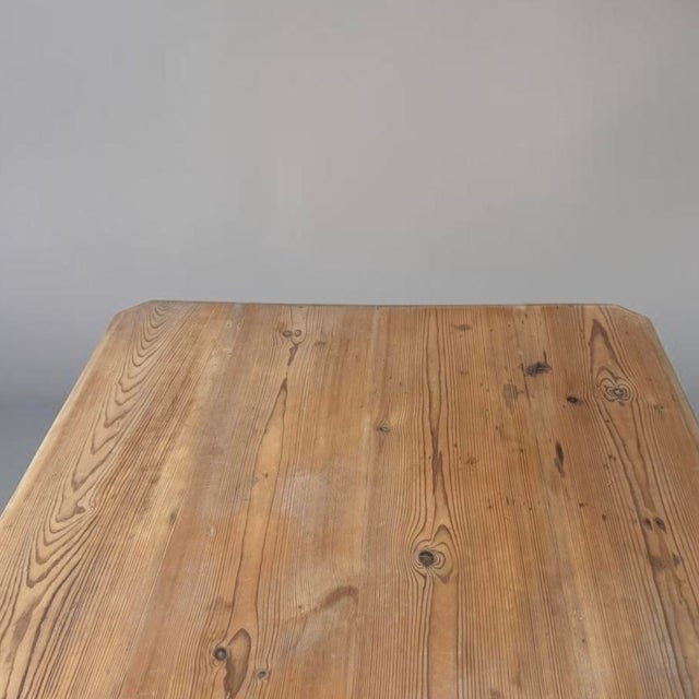 Wood French Farmhouse Pine Table For Sale - Image 7 of 13