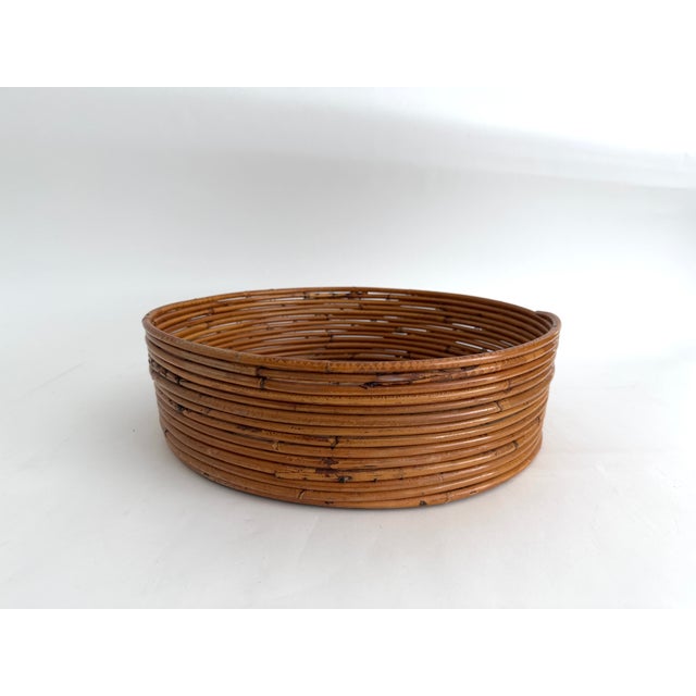 Beautiful centerpiece bowl in the iconic midcentury style of Italian designer Gabriella Crespi. Handcrafted organic...