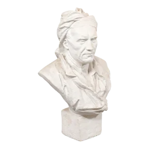 Mid 20th Century French Plaster Bust of Nicolas Coustou