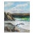 Mid 20th Century Modernist Beach and Seascape Painting For Sale