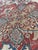 Brown Antique Persian Heriz Carpet Handmade Wool Oriental Rug, Light, Pink, Light Blue For Sale - Image 8 of 18