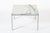 White Mid Century Square White Marble Side or Coffee Table by Florence Knoll For Sale - Image 8 of 10