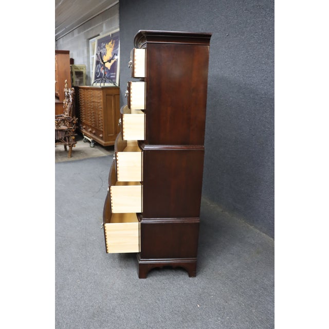 Pennsylvania House New Standards by Steve Tyrell Cherry Chest on Chest For Sale - Image 12 of 13