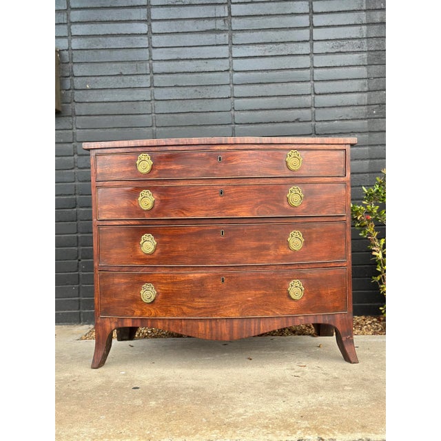 19th Century English Mahogany Chest of Drawers For Sale - Image 12 of 12