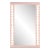 Fleur Home Audubon Spruce Rectangle Mirror in Salmon Berry, 24x36 For Sale