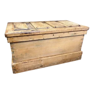 Mid 19th Century Antique English Pine Tool Chest