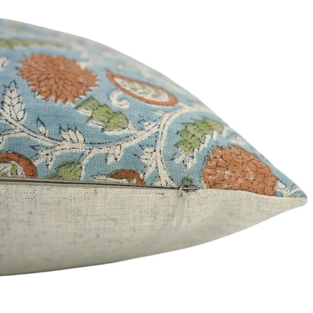 Modern Viscose Linen Cushion Cover 14x36 Inch- Gopia For Sale - Image 3 of 4