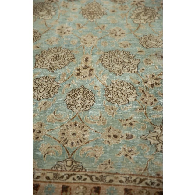 Vintage Distressed Meshed Carpet - 9'9" X 12'11" For Sale - Image 9 of 12