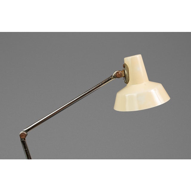 Mid-Century Modern Industrial Tensor Table / Desk Lamp by Mobilite as Used in Nasa Offices, C. 1970's For Sale - Image 9 of 17