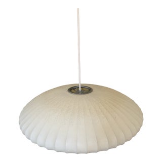 1970s Mid-Century George Nelson for Herman Miller Saucer Bubble Pendant Light For Sale