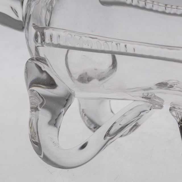 20th Century English Silver & Glass Novelty Claret Jug, 1916 For Sale - Image 4 of 18