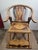 Late 19th Century Antique Bamboo and Wood Horseshoe-Back Armchair For Sale - Image 10 of 12