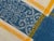 Vintage European Linen Napkins, Blue & Mustard Jacquard Plaid With Damask Border, Hemstitched - Set of 6 For Sale In Los Angeles - Image 6 of 12