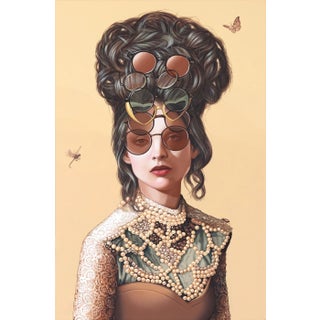 "Autumn" Contemporary Surrealist Figurative Acrylic Painting by Carlos Gamez De Francisco For Sale