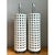 Vintage Lattice Ceramic and Chrome Lamps - Pair For Sale - Image 10 of 12
