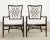 Baker Furniture Company Set of Four Barbara Barry Rattan Script Dining Chairs For Sale - Image 4 of 18