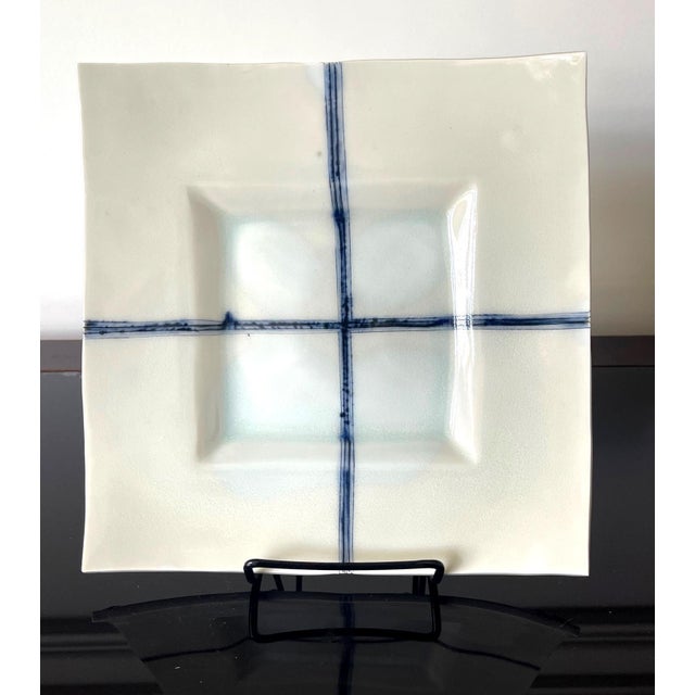 2000 - 2009 Japanese Contemporary Ceramic Plate Yoshikawa Masamichi For Sale - Image 5 of 12